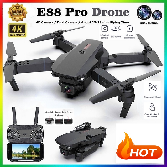 E88 Pro drone 4K HD Remote Control dualcamera Four-axis Portable High-altitude Video Recording