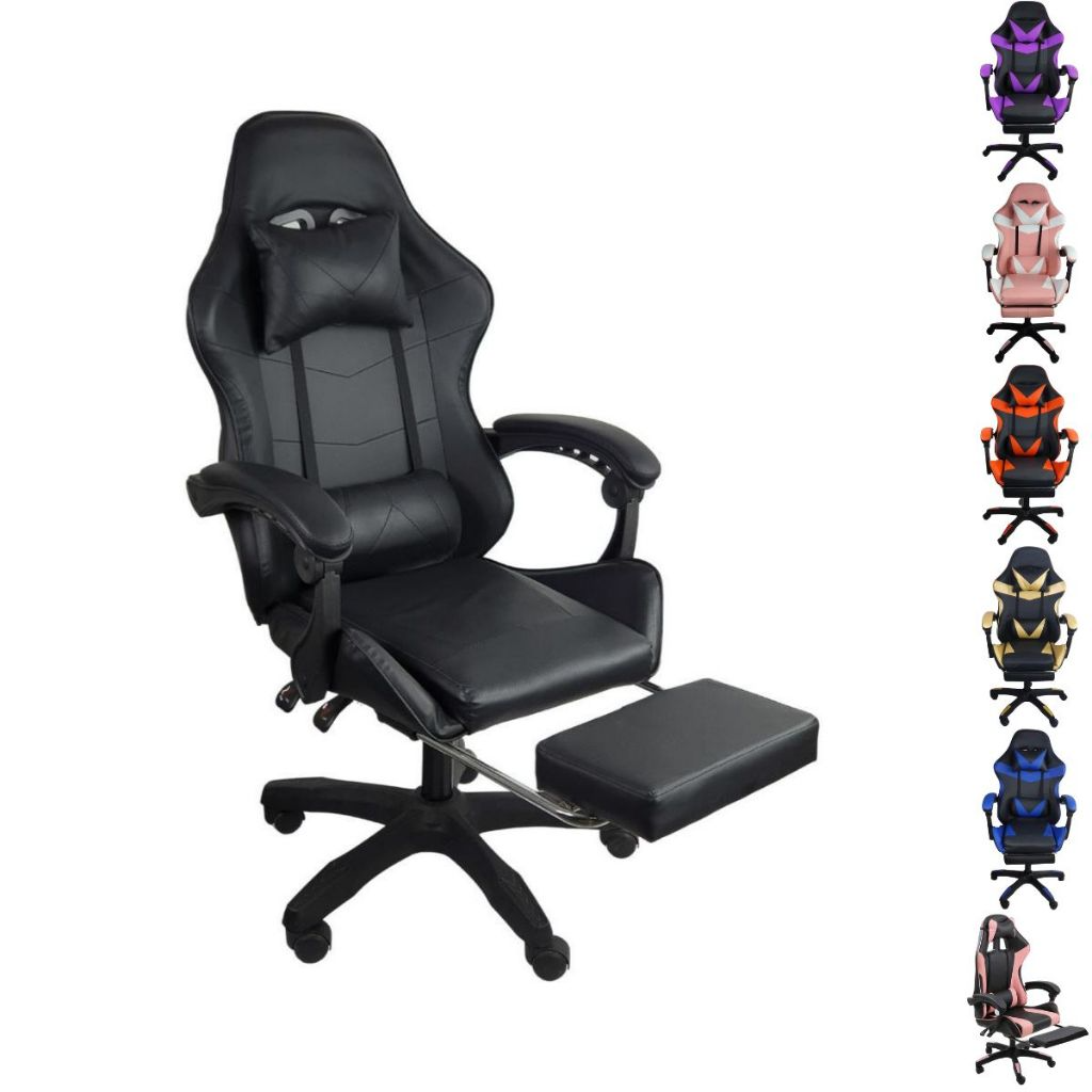 Stillus Ergonomic Gamer Chair with Footrest